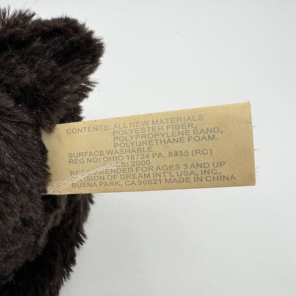 Inter-American Products Dark Brown Easter Bunny Rabbit Stuffed Plush Turquoise - Picture 6 of 8